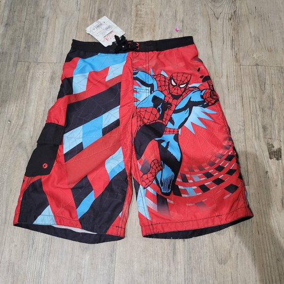 marvel spiderman swim trunks - Picture 1 of 4